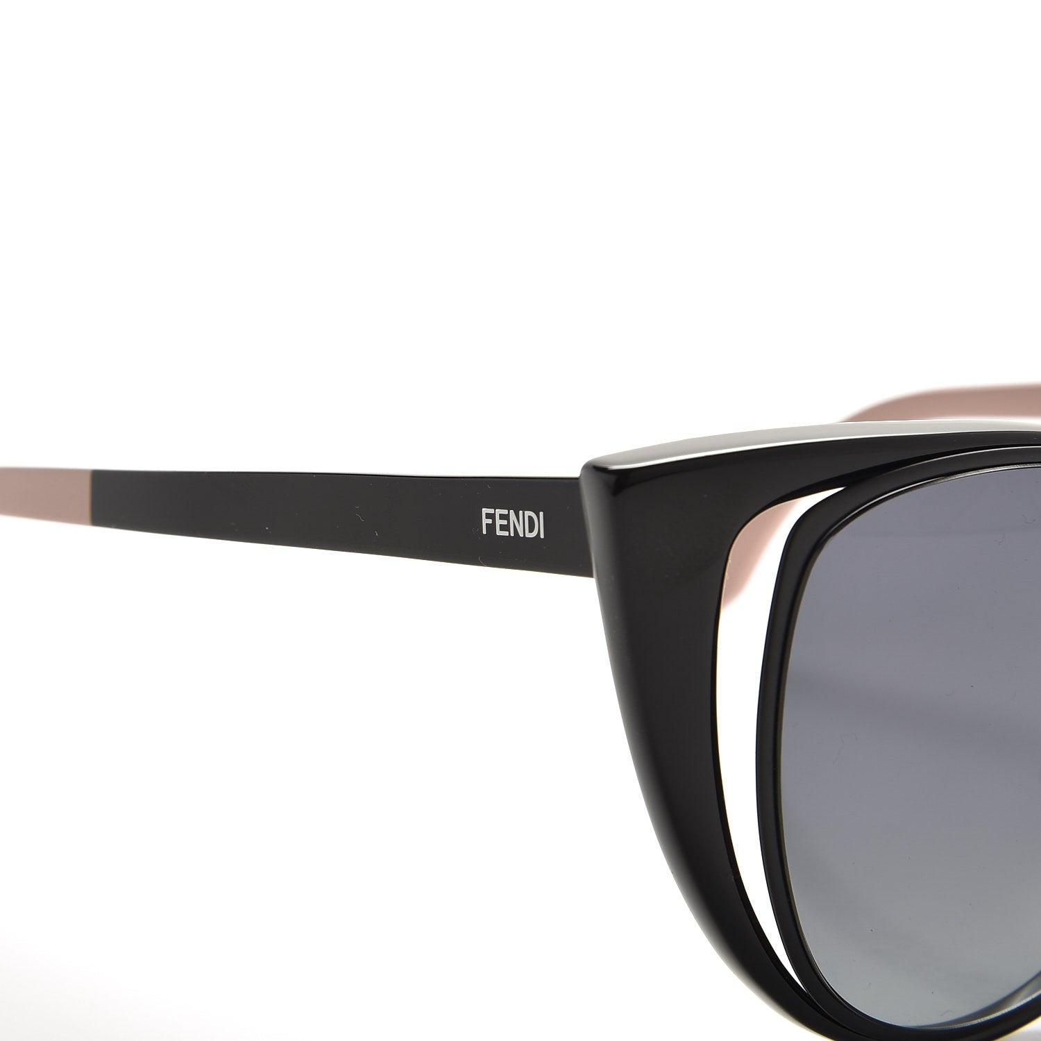 Fendi Cat Eye Paradeyes Sunglasses FF 0136/S Black Pink 7 of 9