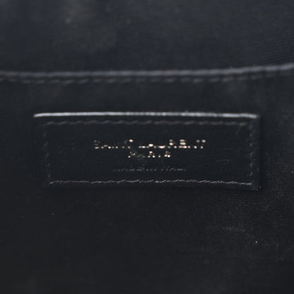 Saint Laurent Calfskin Matelasse Monogram Lou Camera Bag Black 6 of 10