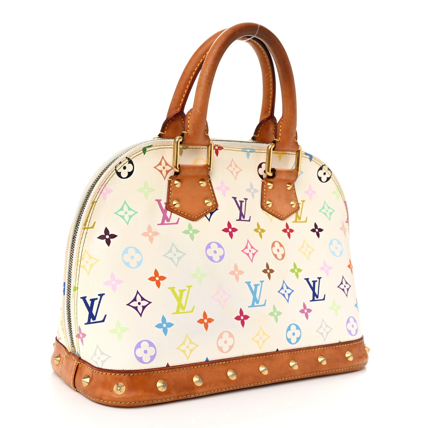 Monogram Multicolor Alma PM White