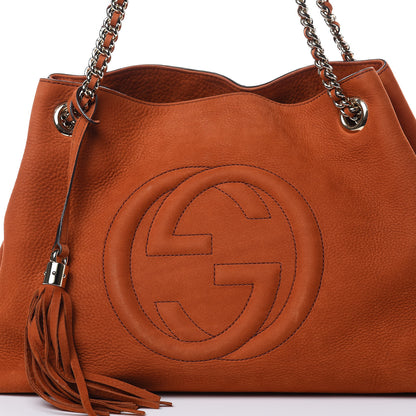 Gucci Vitello Range Medium Soho Chain Shoulder Bag Old Whisky 13 of 13