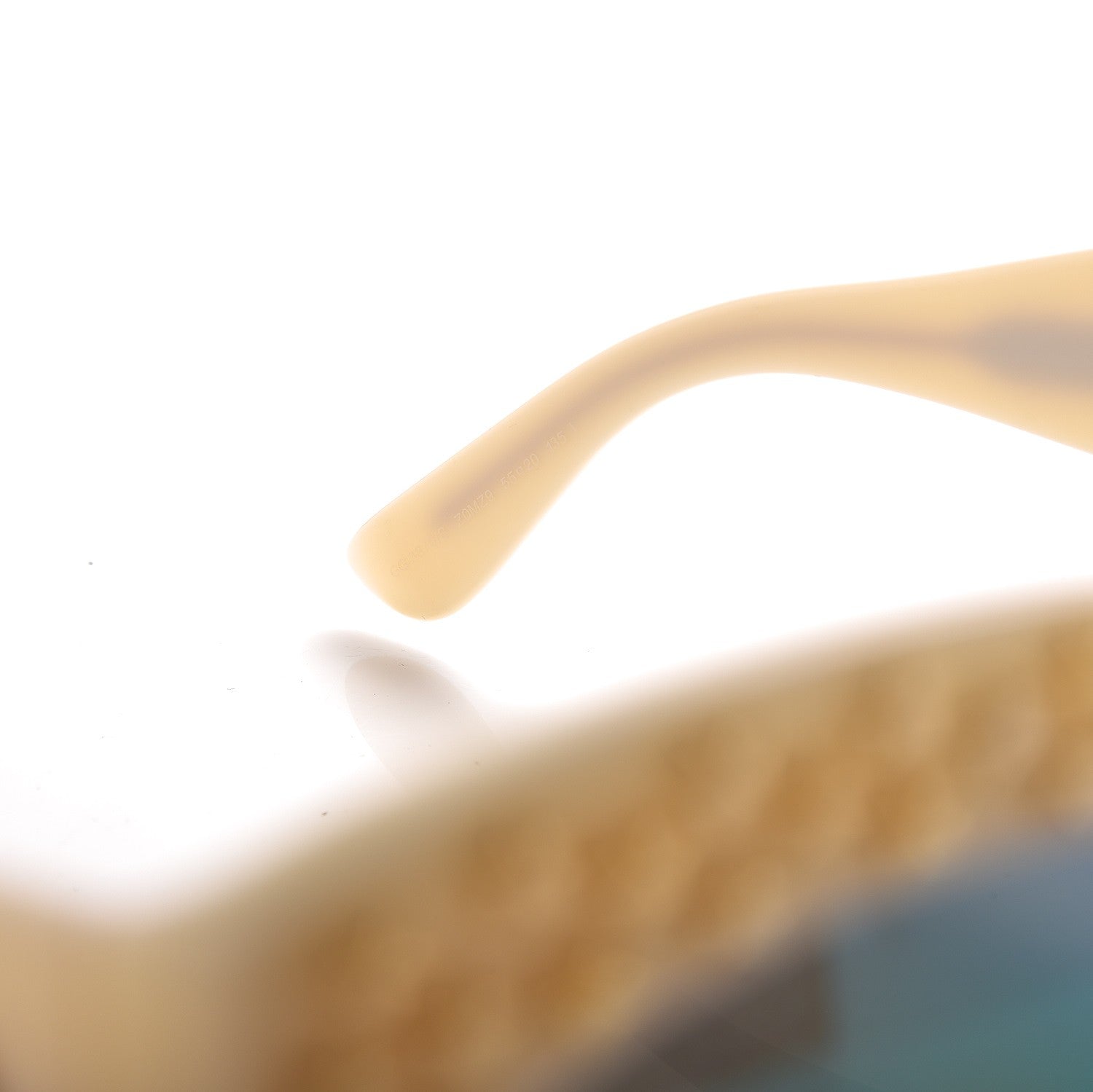 Gucci Square Frame Star Sunglasses GG 3870/S Ivory Gold 7 of 8