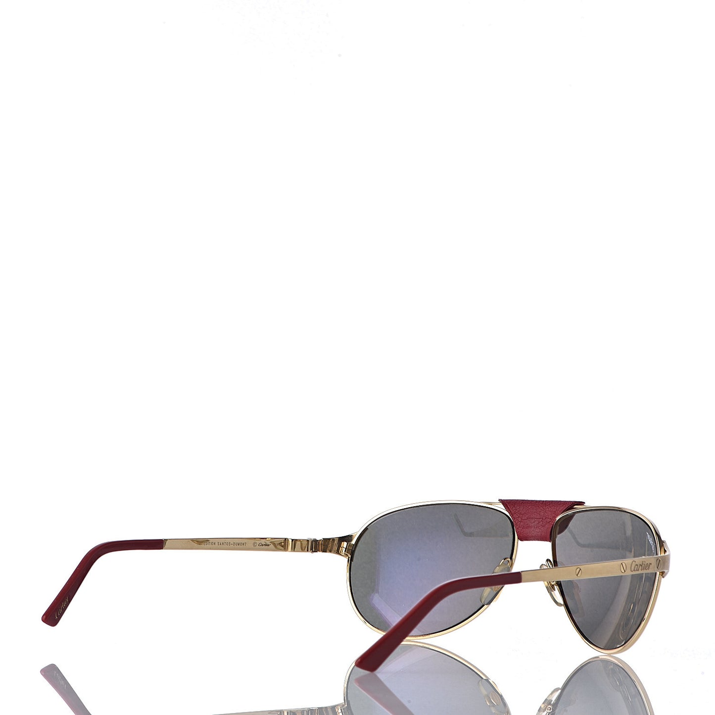 Santos Dumont Aviator Sunglasses Gold