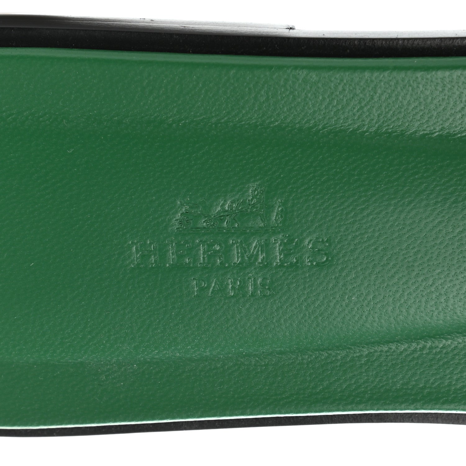 Hermes Epsom Oran Sandals 40 Malachite 7 of 8