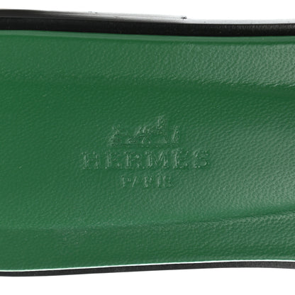 Hermes Epsom Oran Sandals 40 Malachite 7 of 8