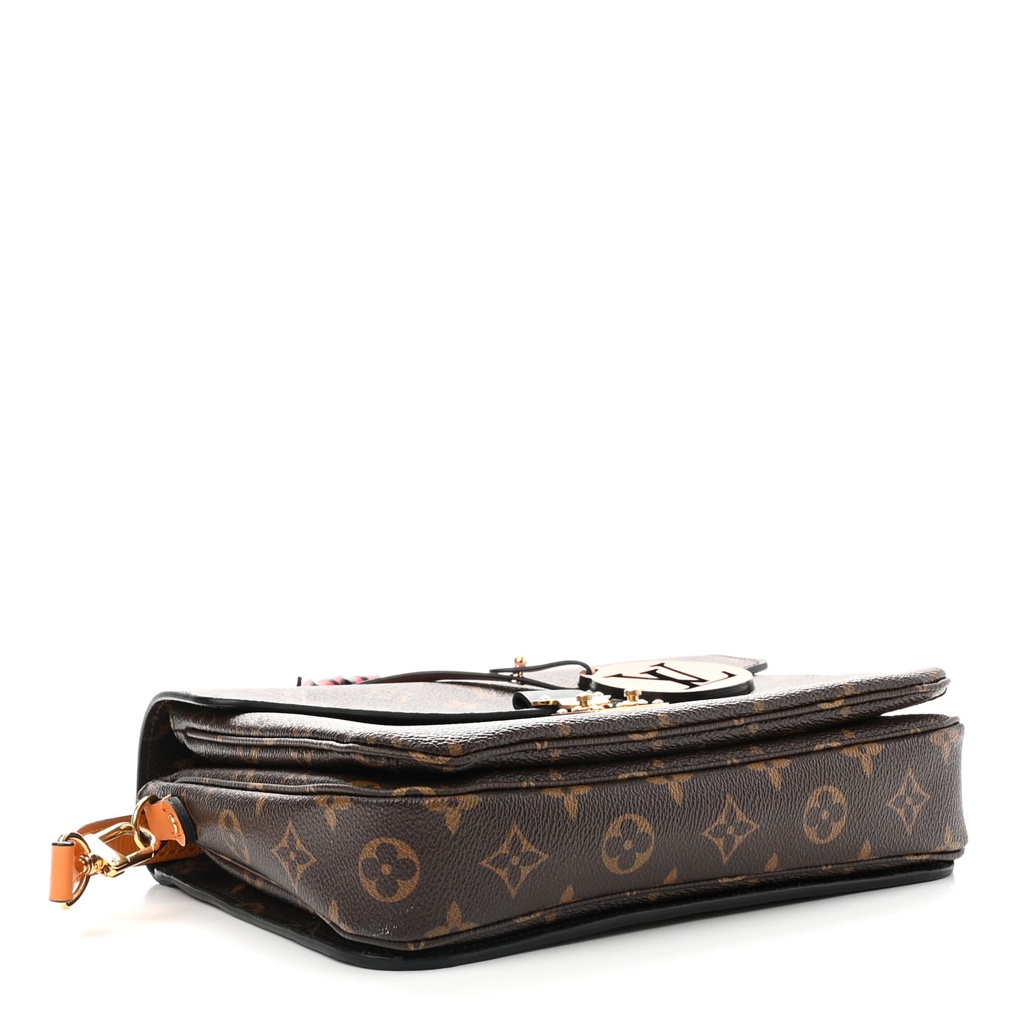 Monogram Braided Pochette Metis Coquelicot