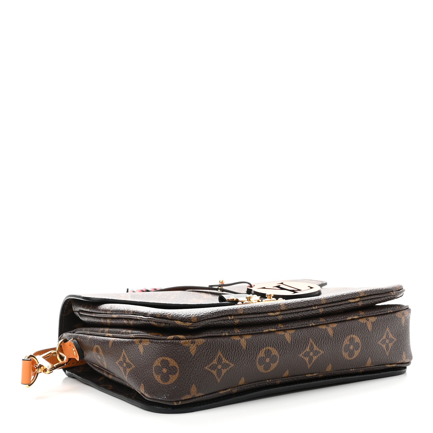 Louis Vuitton Monogram Braided Pochette Metis Coquelicot 4 of 8