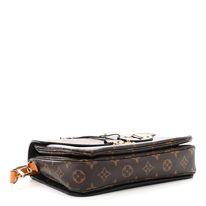 Louis Vuitton Monogram Braided Pochette Metis Coquelicot 4 of 8