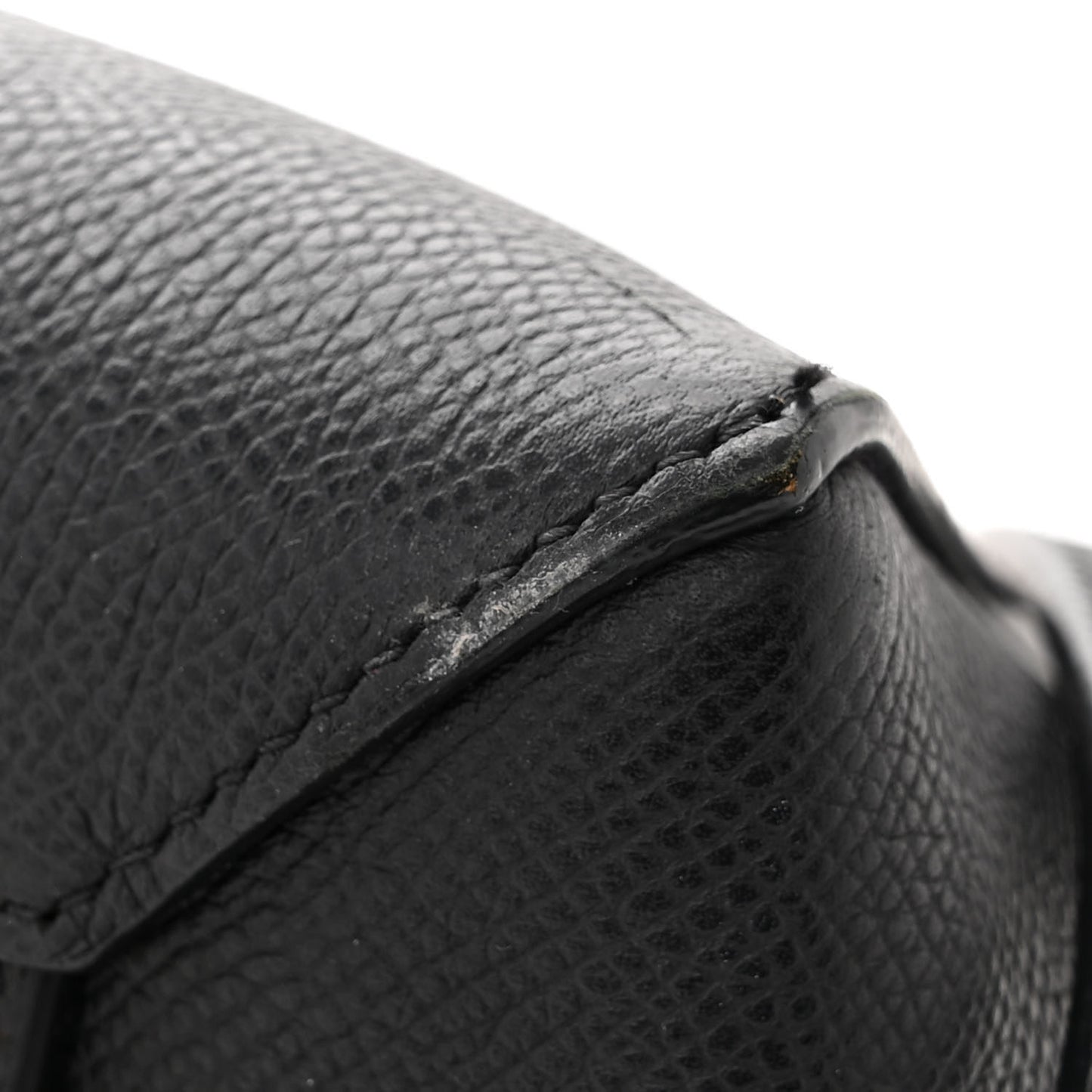 Grained Calfskin Mini Belt Bag Black