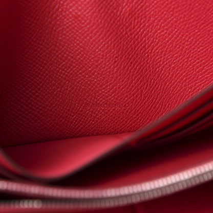 Hermes Epsom Kelly Longue Wallet Rose Extreme 10 of 12
