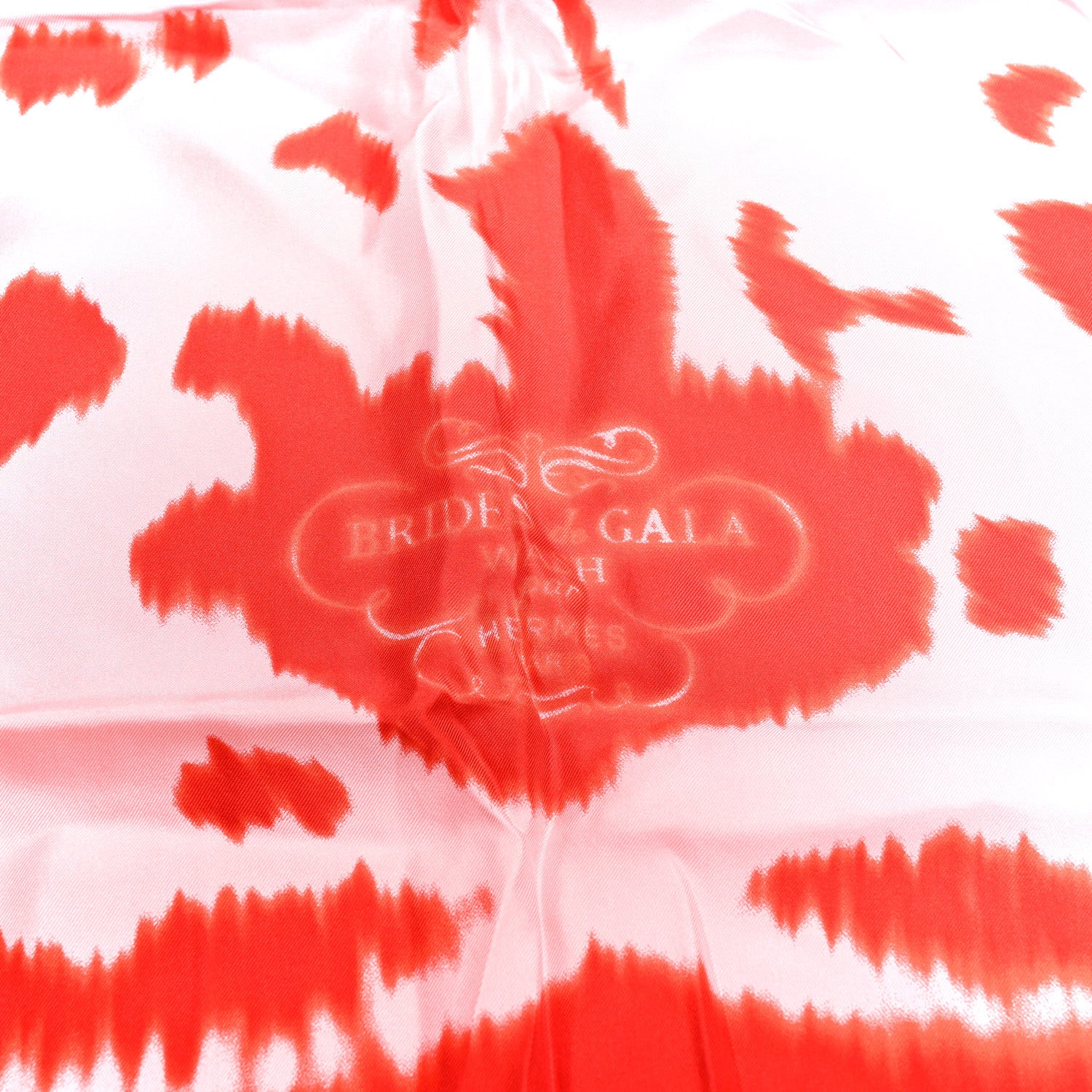 Hermes Silk Wash Brides De Gala Wash Scarf 90 Rouge Rose Pale