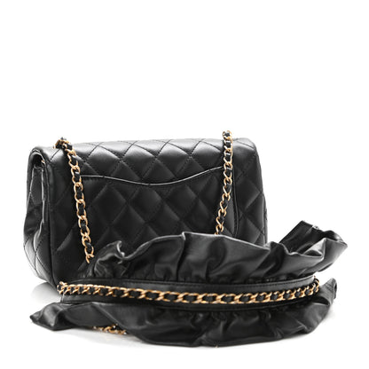 Chanel Lambskin Quilted Mini Romance Rectangular Flap Black 3 of 11