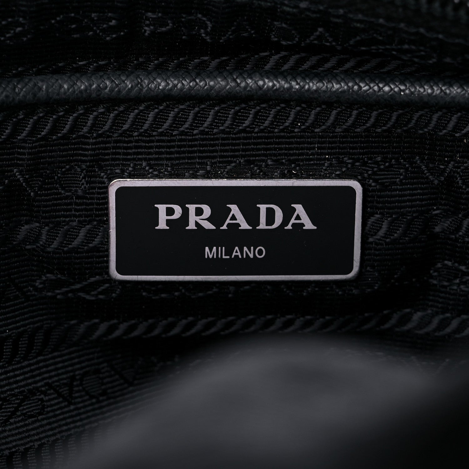 Prada Tessuto Nylon Saffiano Medium Backpack Black 5 of 24