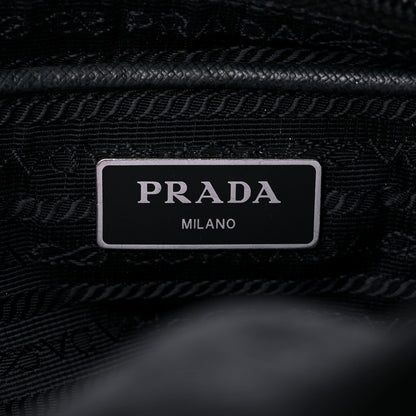 Prada Tessuto Nylon Saffiano Medium Backpack Black 5 of 24