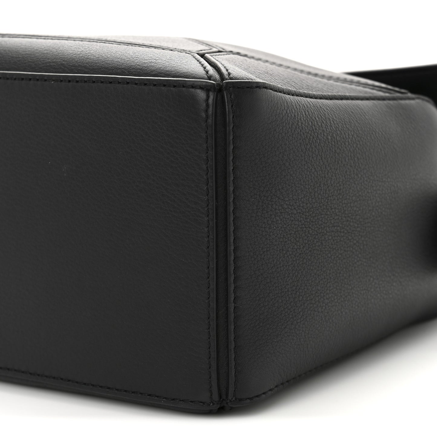 Calfskin Small Puzzle Bag Black
