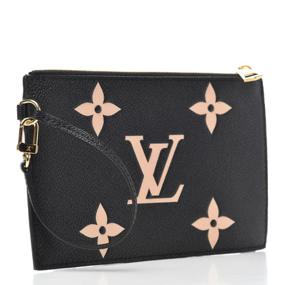 Louis Vuitton Empreinte Monogram Giant Neonoe MM Pochette Black Beige 3 of 6