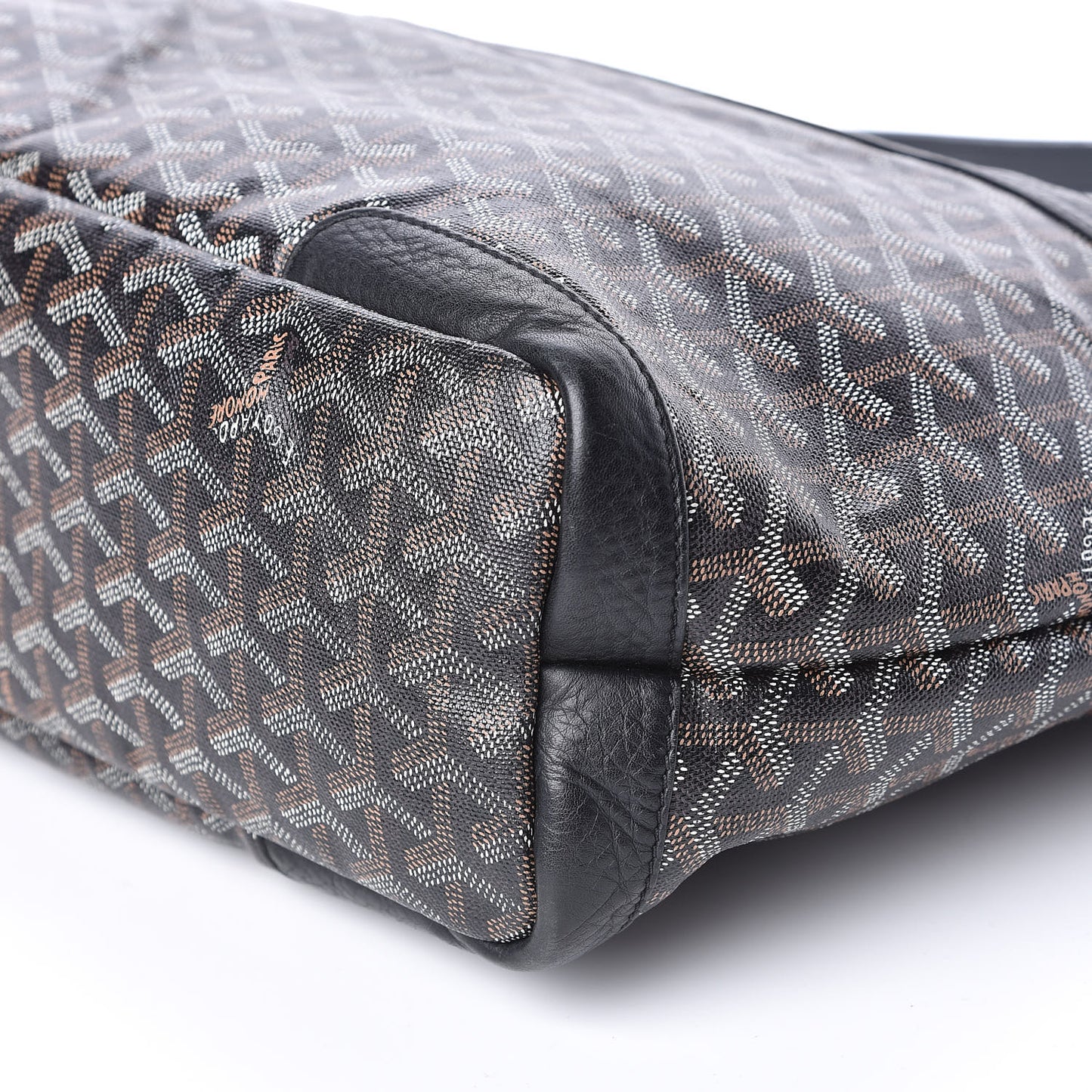 Goyardine Grenadines Hobo Black