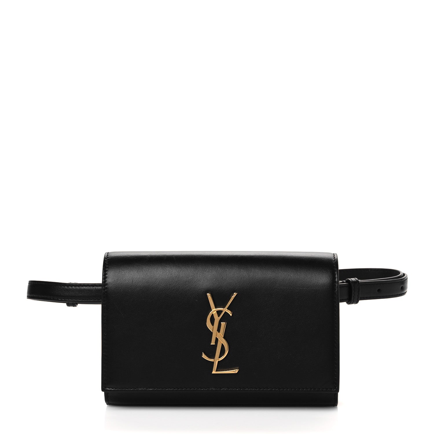 Saint Laurent Smooth Calfskin Monogram Kate Belt Bag Black 1 of 9
