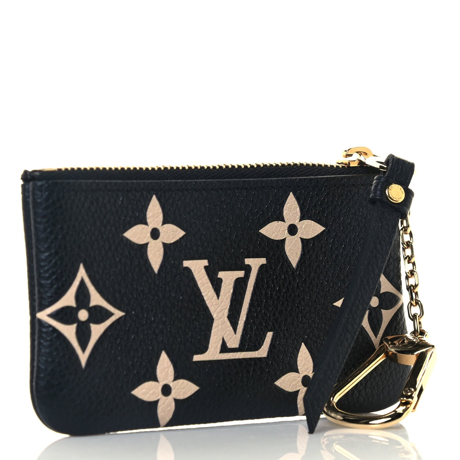 Louis Vuitton Empreinte Monogram Giant Key Pouch Black Beige 3 of 7