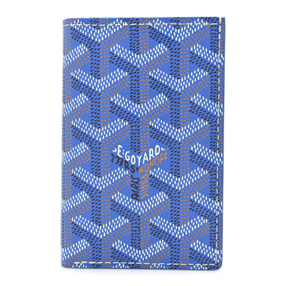 Goyard Goyardine Saint Pierre Card Holder Blue 1 of 7