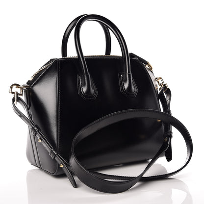 Givenchy Shiny Lord Calfskin Mini Antigona Black 3 of 9