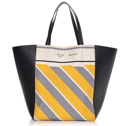 Celine Canvas Calfskin Medium Horizontal Cabas Phantom Amber 1 of 13