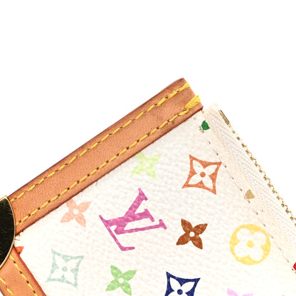 Louis Vuitton Monogram Multicolor Key Pouch White 8 of 8