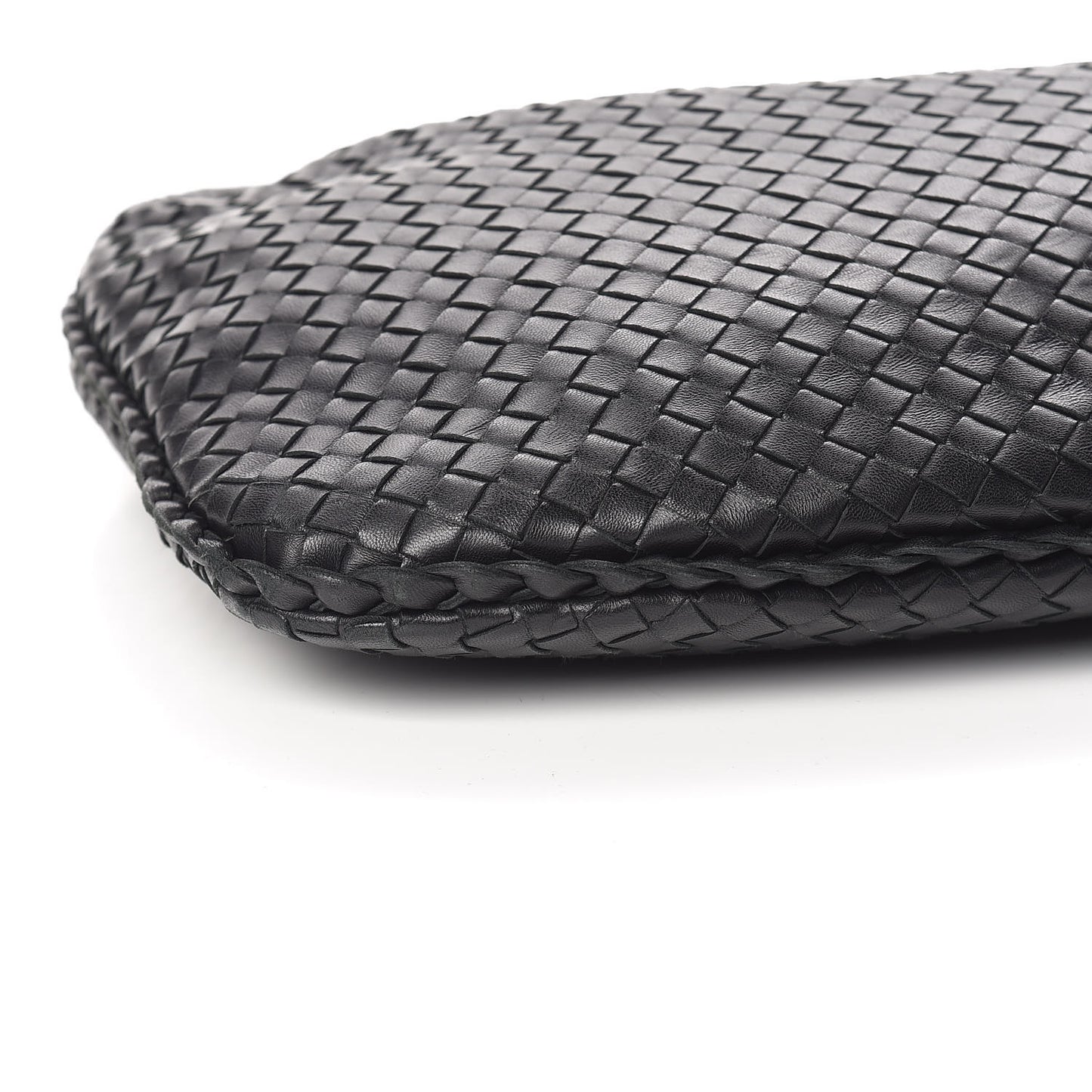 Nappa Intrecciato Medium Veneta Hobo Black