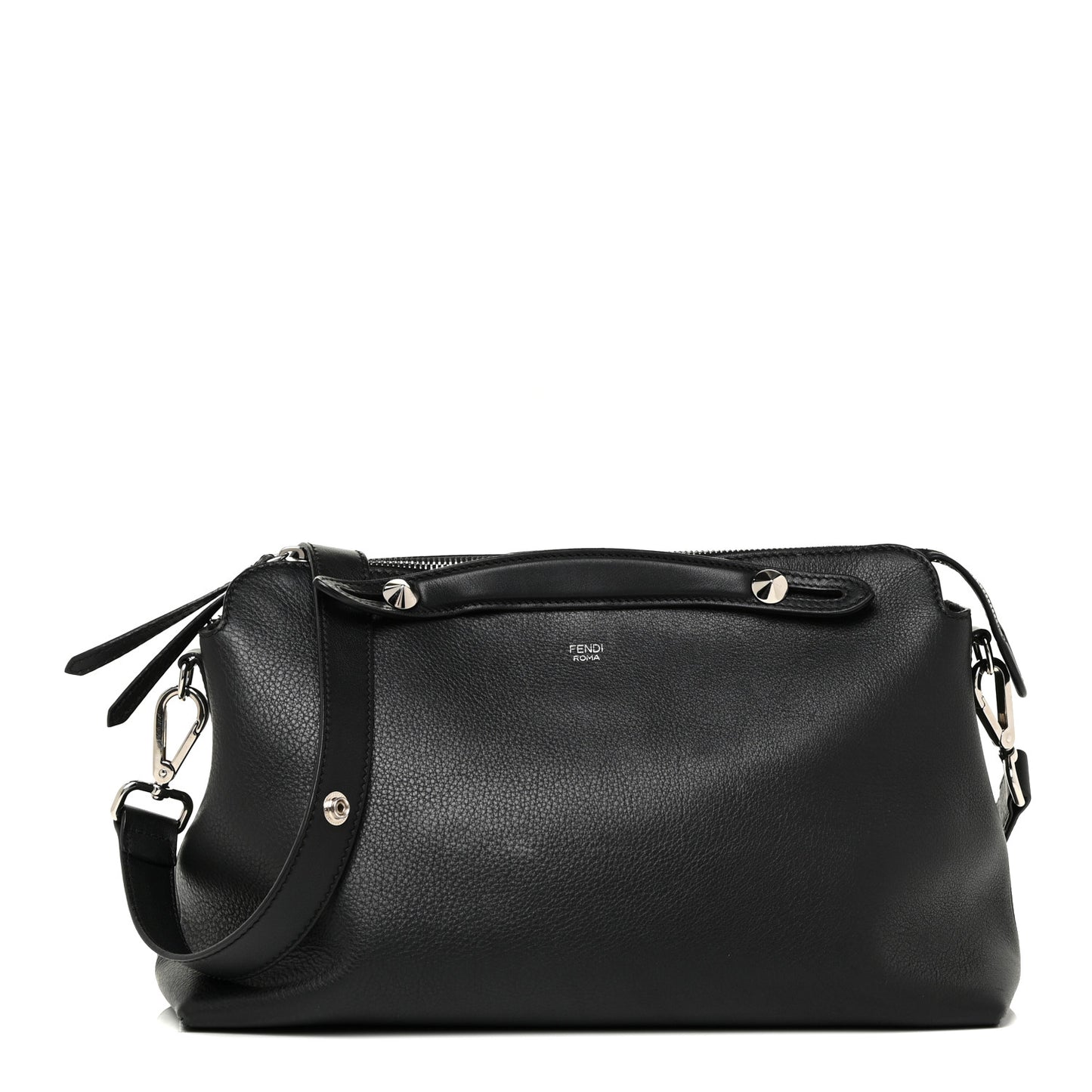 Vitello Dolce Marmol Large By The Way Boston Bag Black
