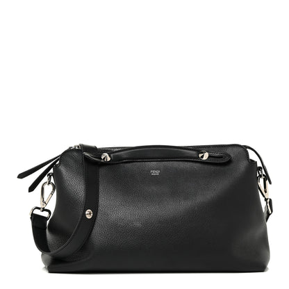Fendi Vitello Dolce Marmol Large By The Way Boston Bag Black 1 of 21