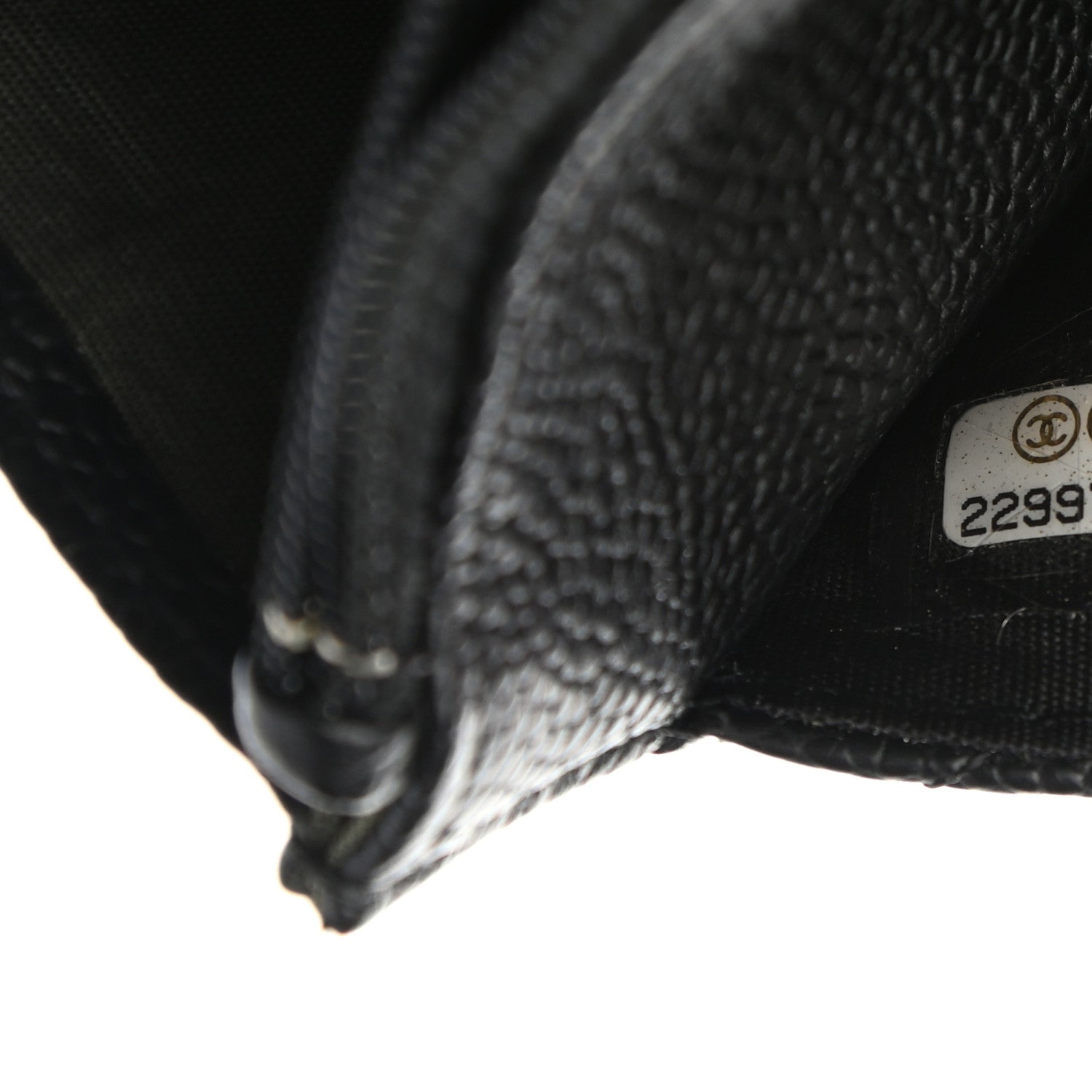 Chanel Caviar Quilted Boy Wallet On Chain WOC Black 8 of 8
