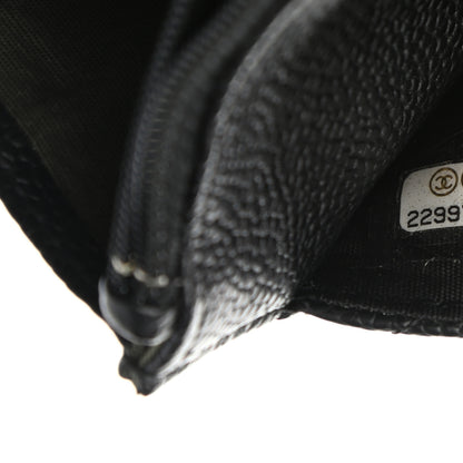 Chanel Caviar Quilted Boy Wallet On Chain WOC Black 8 of 8