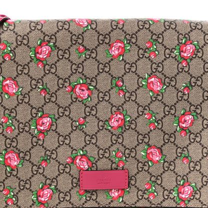 Gucci GG Supreme Monogram Rose Bud Diaper Bag Pink 7 of 12