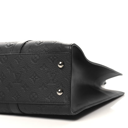 Louis Vuitton Taurillon Monogram Sac Plat 24H Black 9 of 10