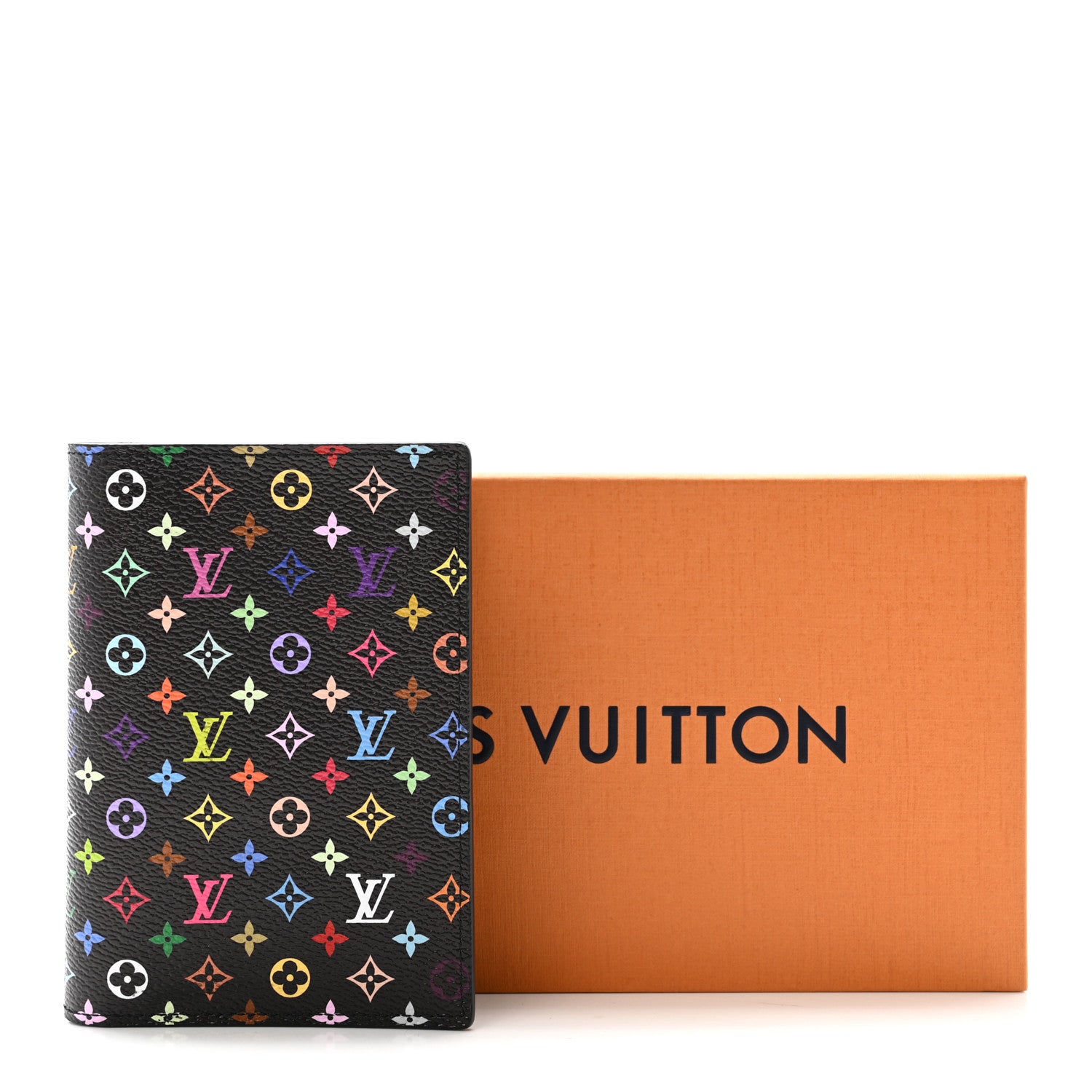 Louis Vuitton LV X TM Monogram Multicolor Passport Cover Black 7 of 7