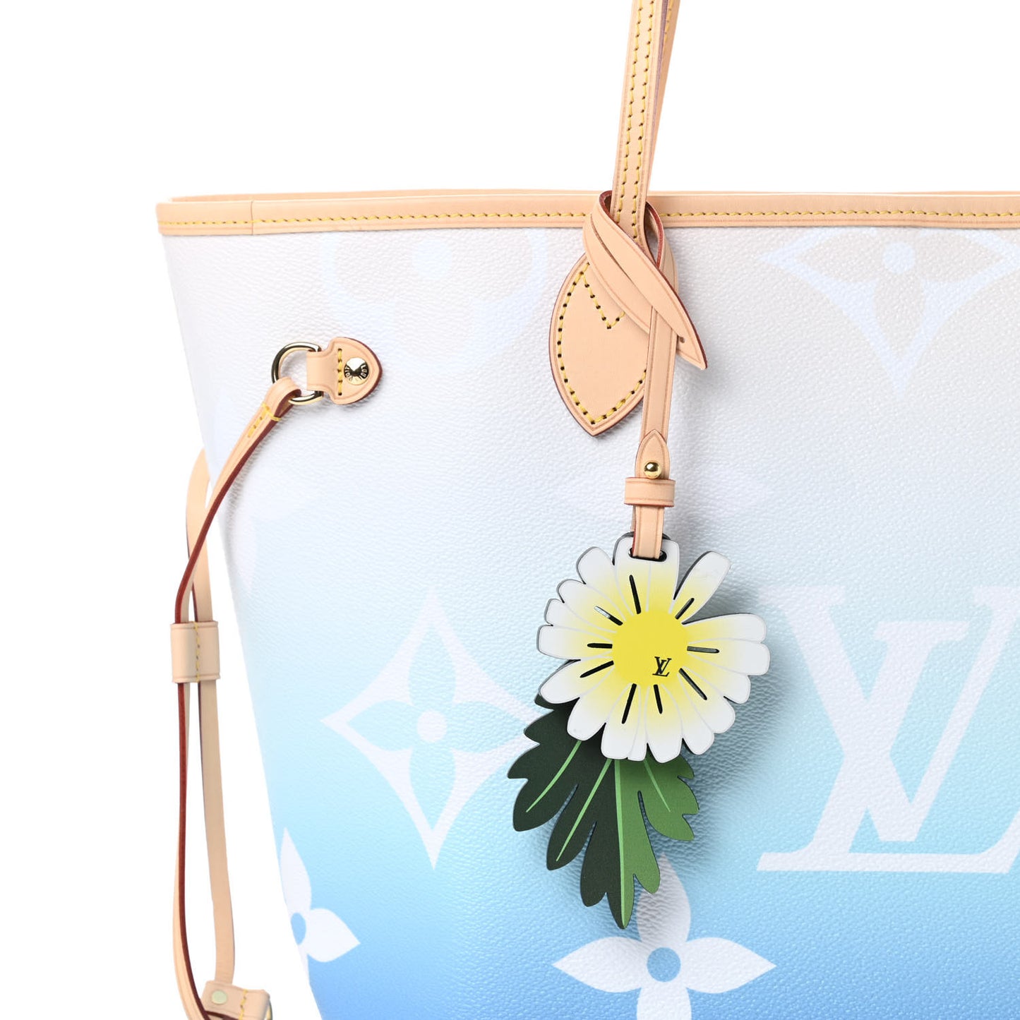 Monogram Giant By The Pool Neverfull MM Blue