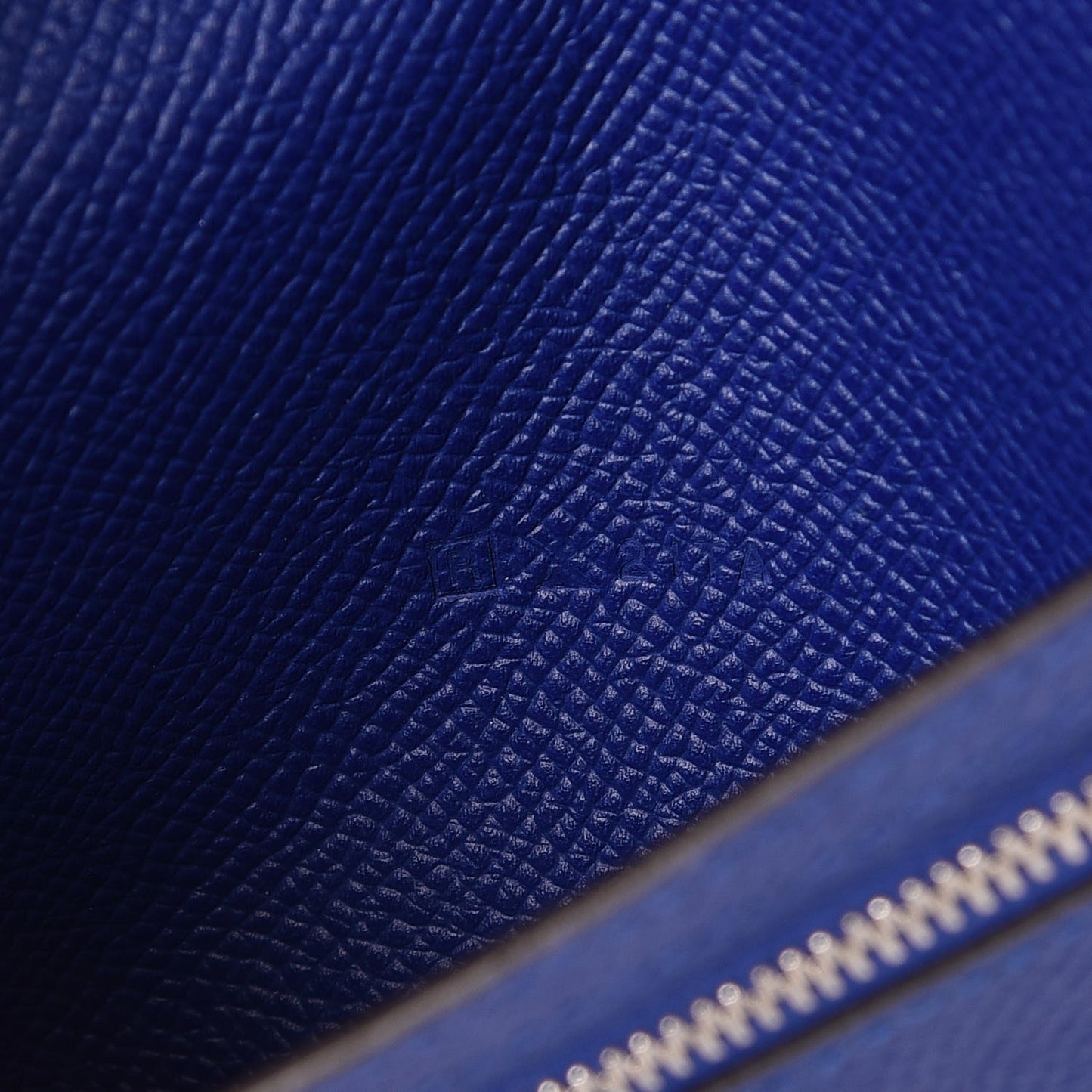 Epsom Bearn Gusset Wallet Bleu Saphir