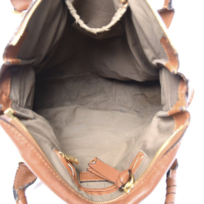 Chloe Calfskin Large Marcie Satchel Tan 4 of 14
