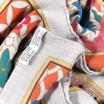 Hermes Cashmere Silk Collections Imperiales Shawl 140 4 of 5