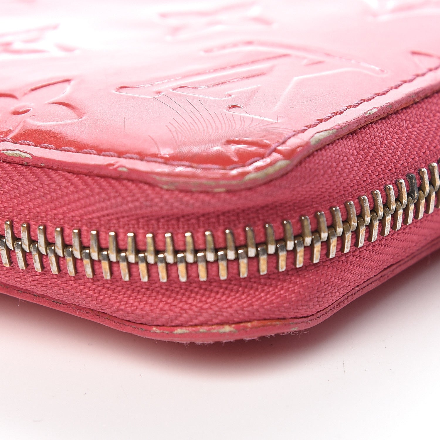 Louis Vuitton Vernis Zippy Wallet Framboise 12 of 13