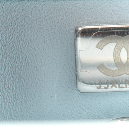 Chanel Iridescent Caviar Quilted Mini Coco Handle Flap Light Blue 6 of 8
