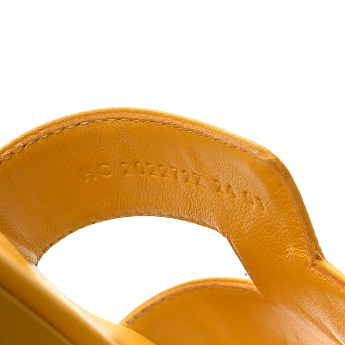 Epsom Oran Sandals 39 Jaune Sable