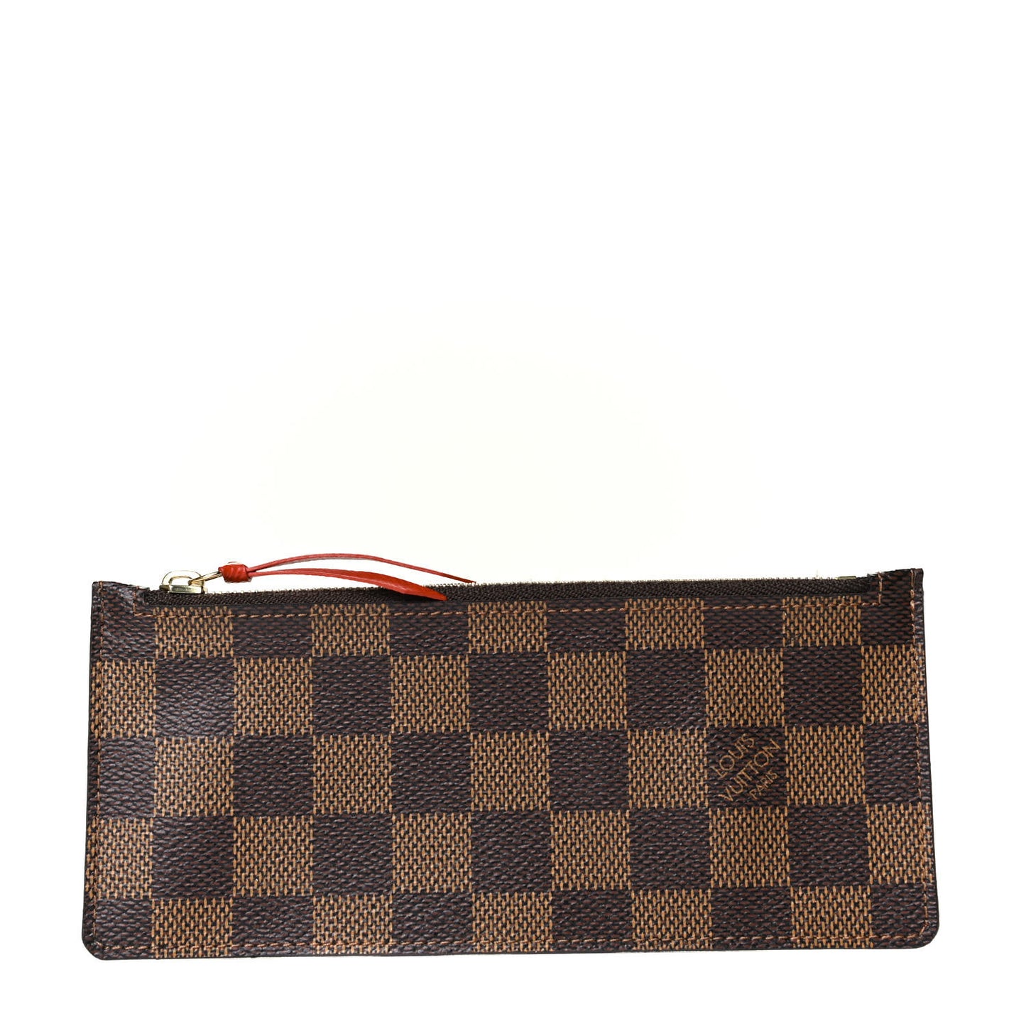 Damier Ebene Josephine Wallet Zippered Insert Red