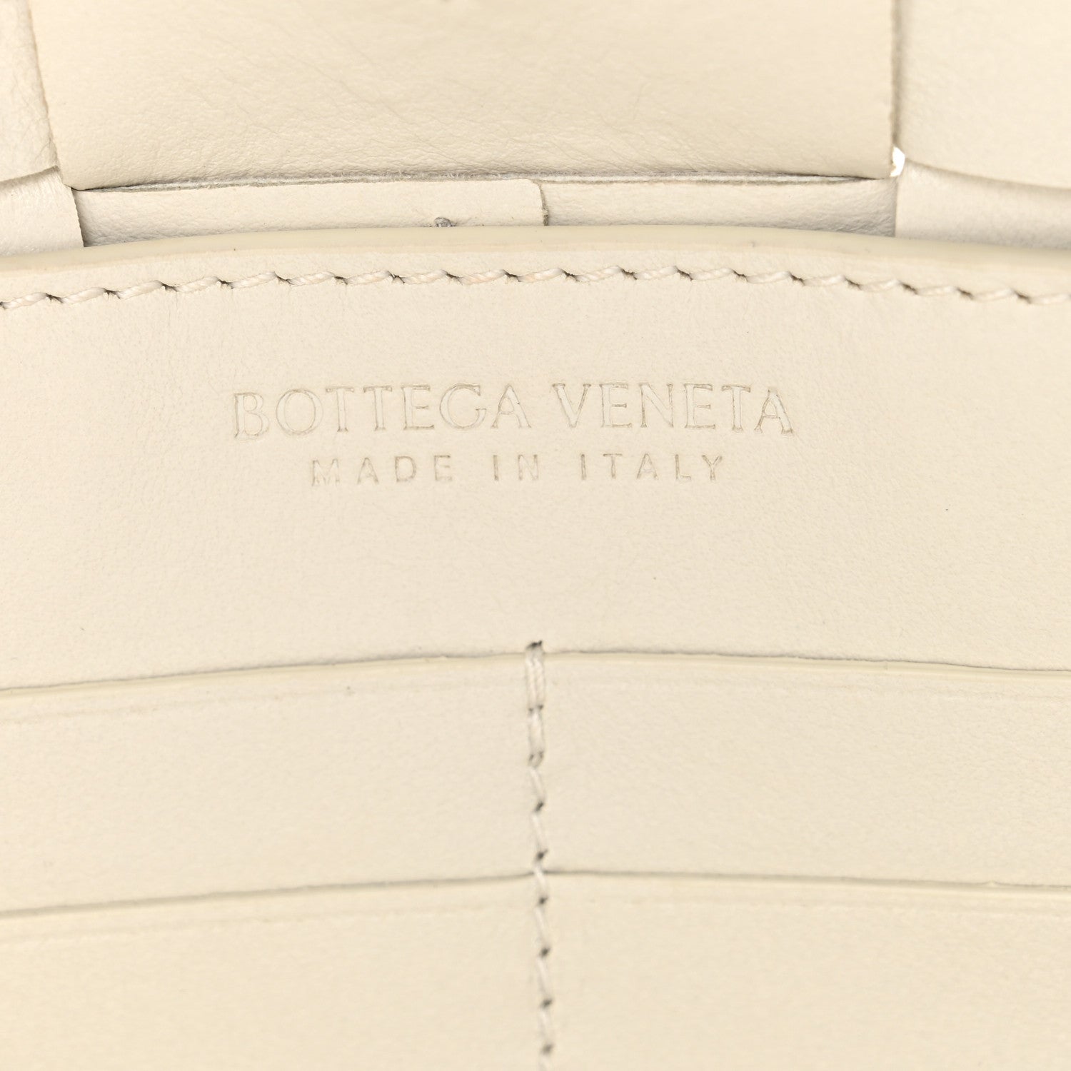 Bottega Veneta Calfskin Maxi Intrecciato Cassette Pouch On Strap Chalk 6 of 11