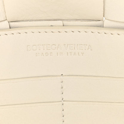 Bottega Veneta Calfskin Maxi Intrecciato Cassette Pouch On Strap Chalk 6 of 11