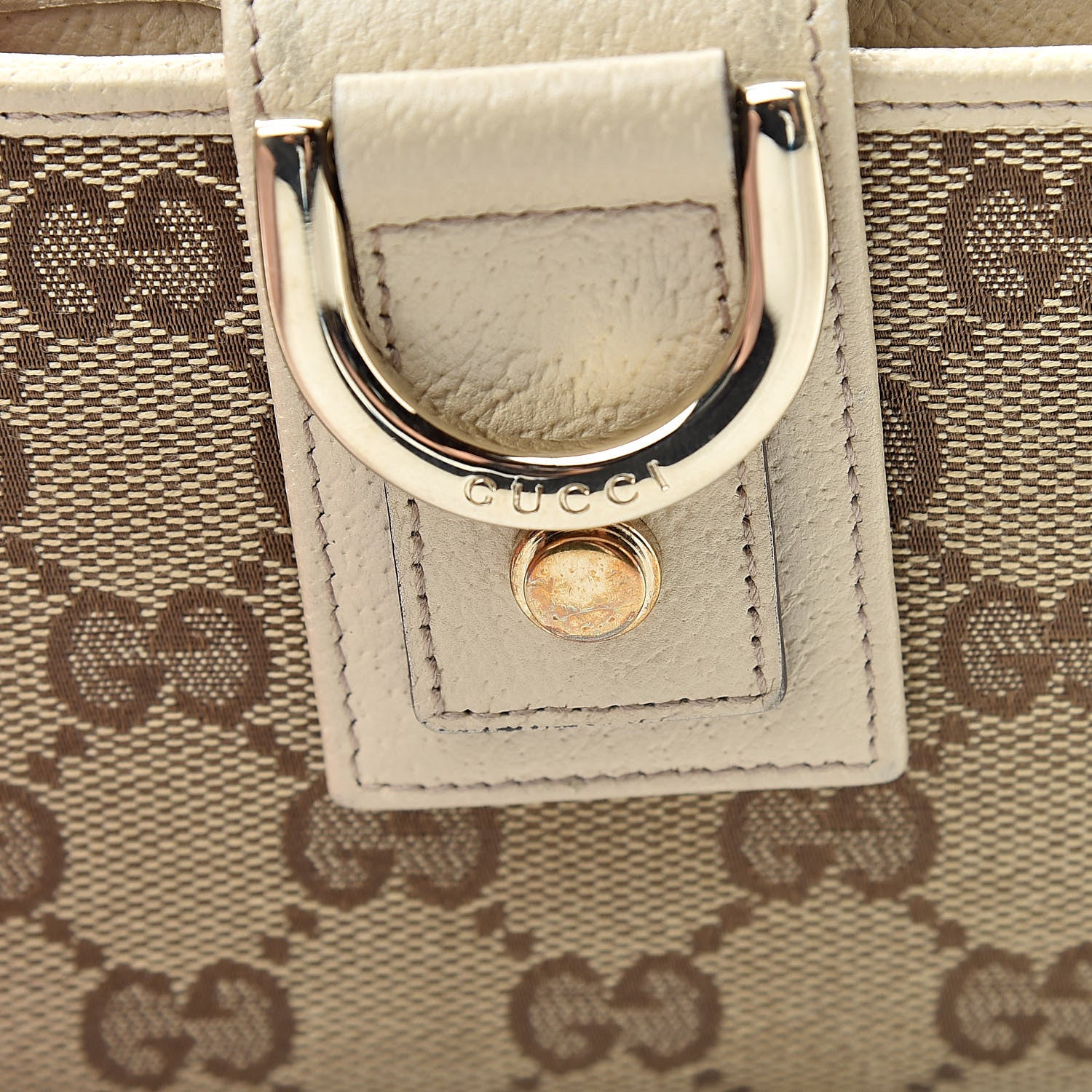 Gucci Monogram Abbey Compact Wallet White 12 of 12