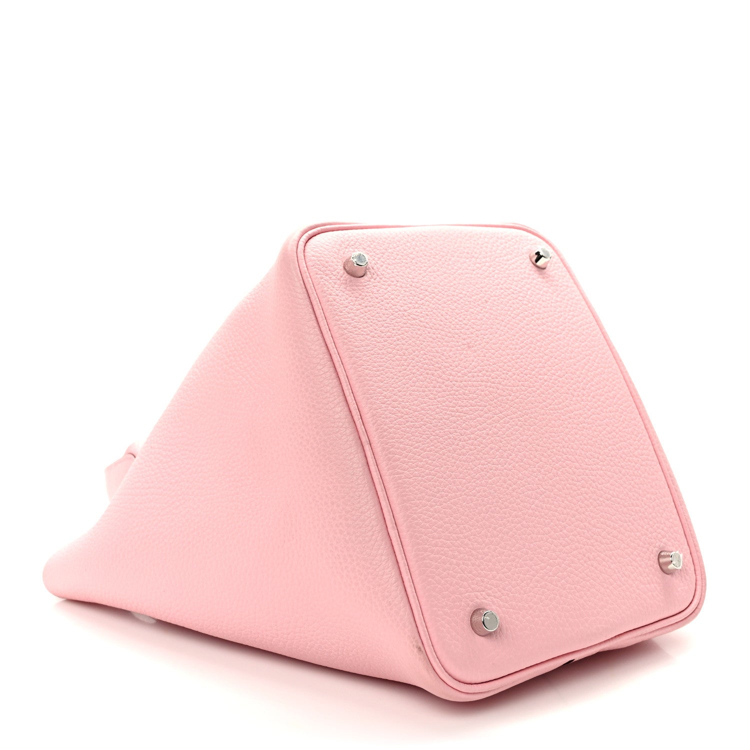 Hermes Taurillon Clemence Picotin Lock 22 MM Rose Sakura 4 of 12