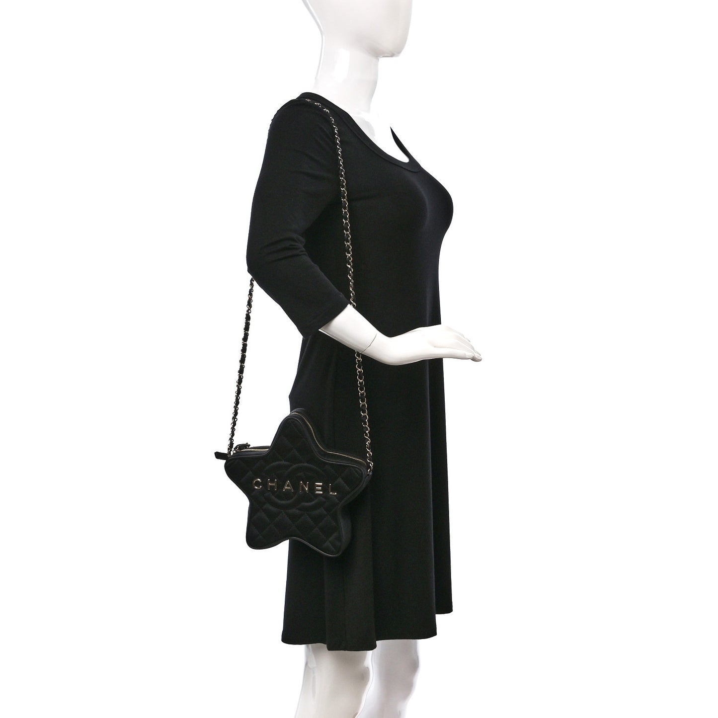 Satin Walk Of Fame Bag Black
