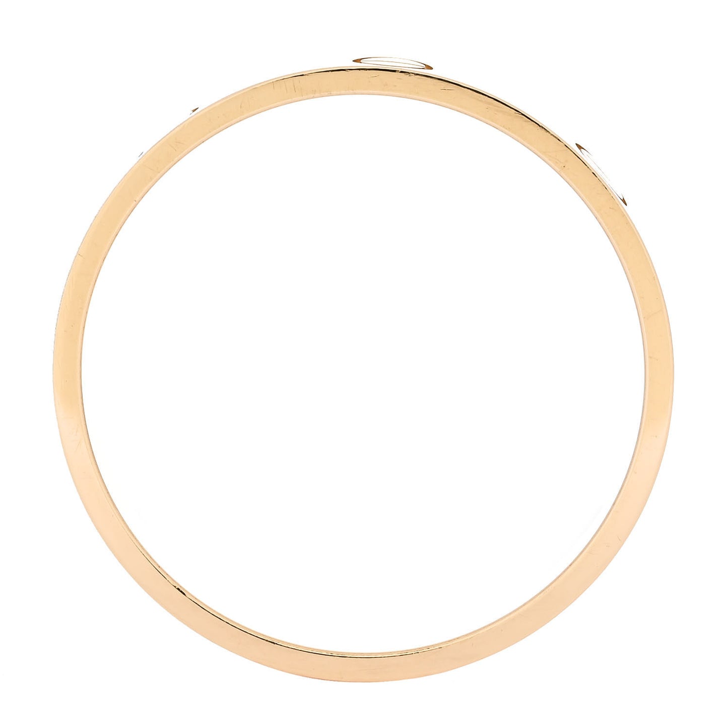 18K Yellow Gold 3.5mm LOVE Wedding Band Ring 63 10.25