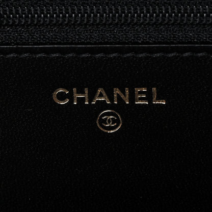 Chanel Lambskin Quilted Trendy CC Wallet On Chain WOC Black 5 of 11
