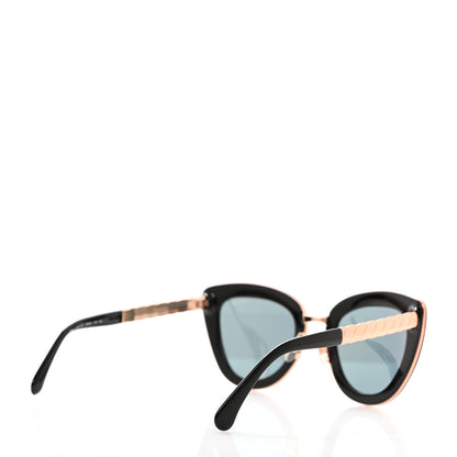 Chanel Cat Eye Quilted Sunglasses 5368 Black Pink 4 of 8